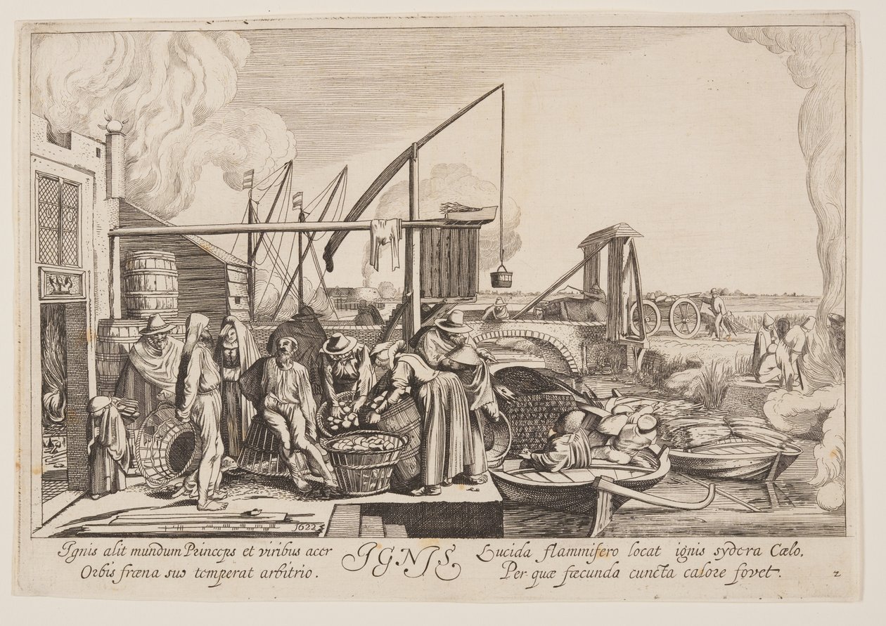 Ild, fra De fire elementer af Jan van de Velde II