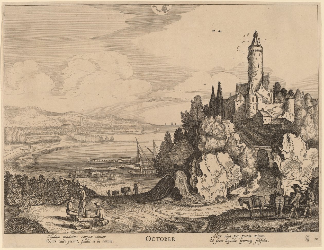 oktober af Jan van de Velde II