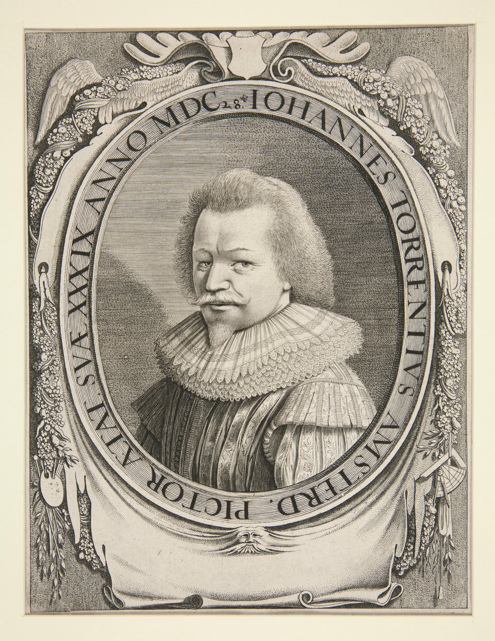 Portræt af Johannes Torrentius af Jan van de Velde II