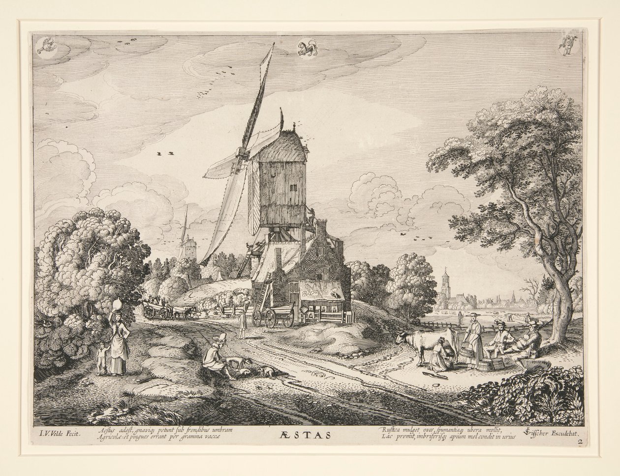 Sommer, fra en serie af de fire årstider af Jan van de Velde II