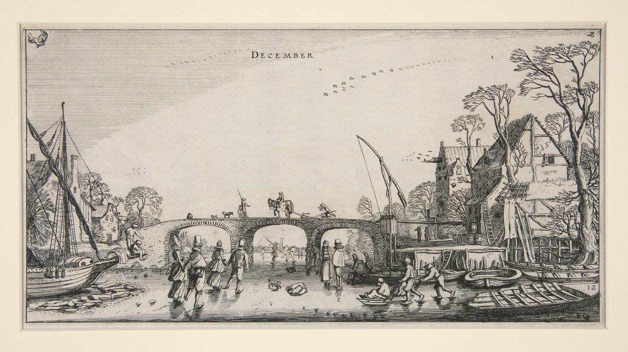 Månederne, sæt på tolv af Jan van de Velde II