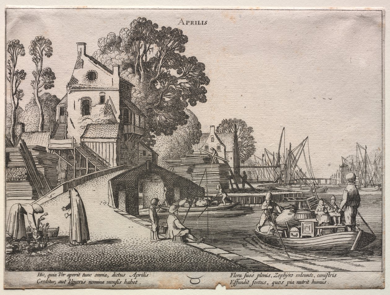 De tolv måneder: april af Jan van de Velde II