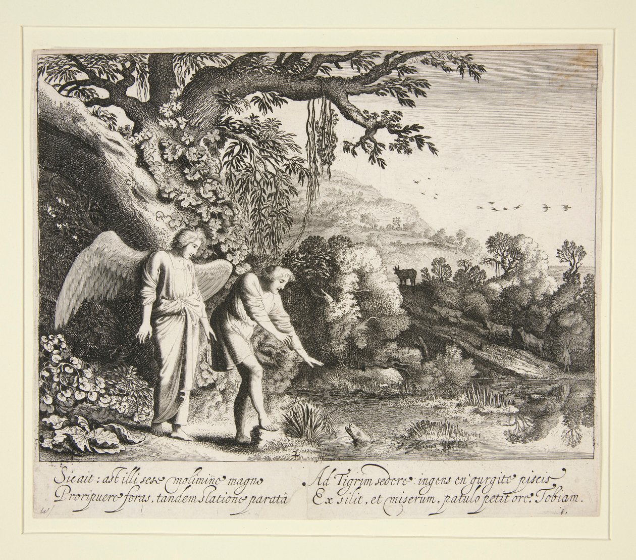 Tobias ser fisken, fra historien om Tobias af Jan van de Velde II