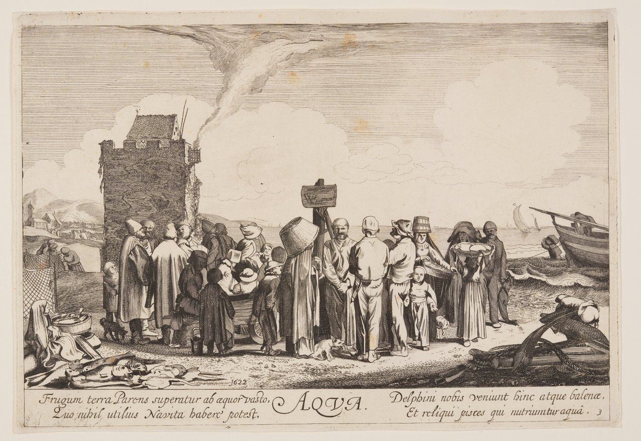 Vand, fra De fire elementer af Jan van de Velde II