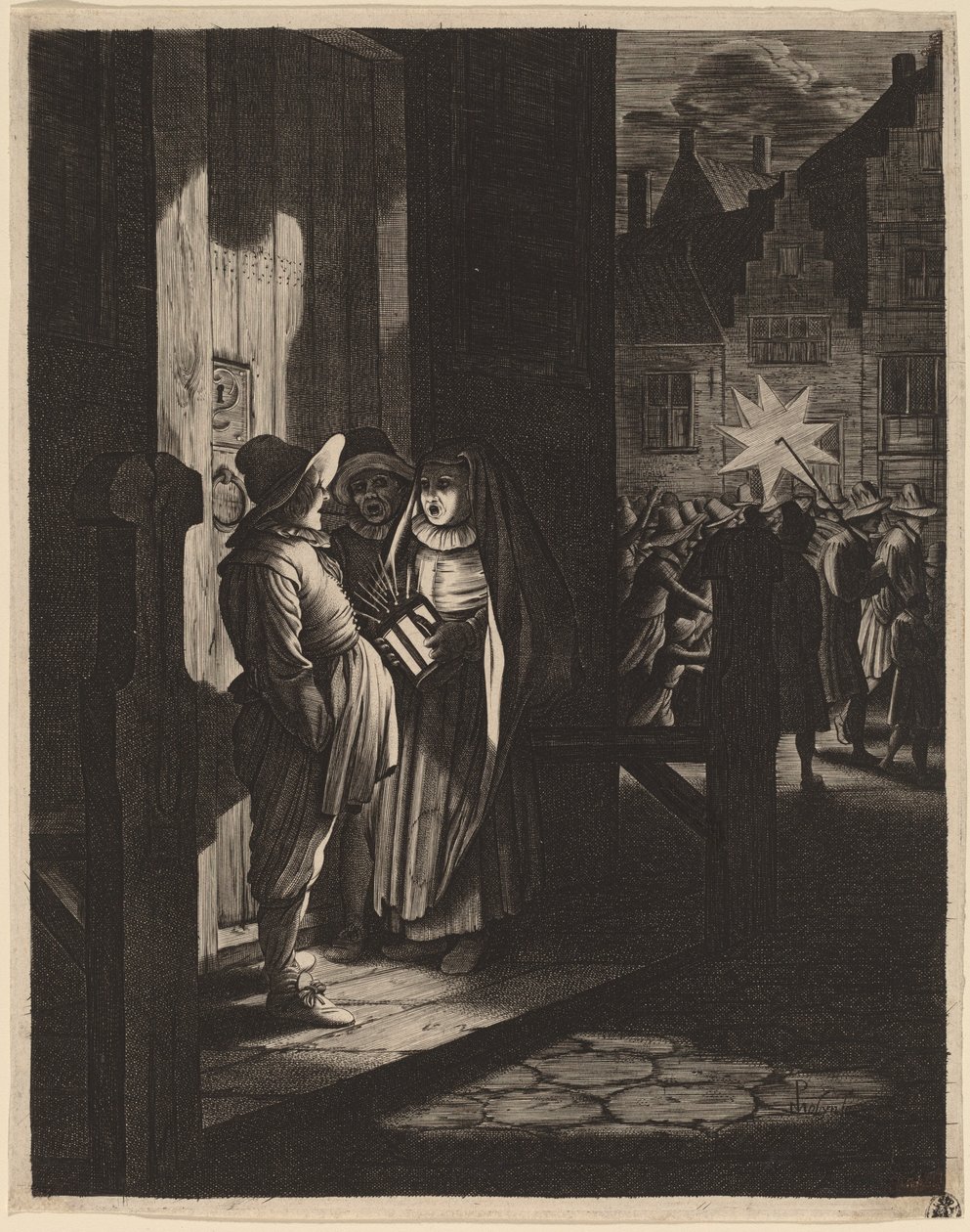 The Star of Kings, et natstykke af Jan van de Velde II after Pieter Molijn