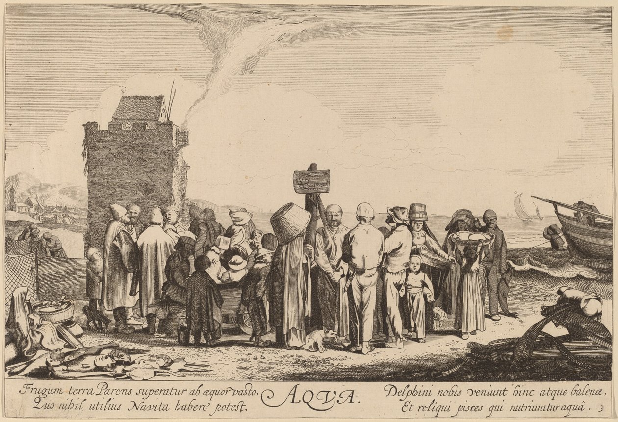 Vand af Jan van de Velde II after Willem Buytewech