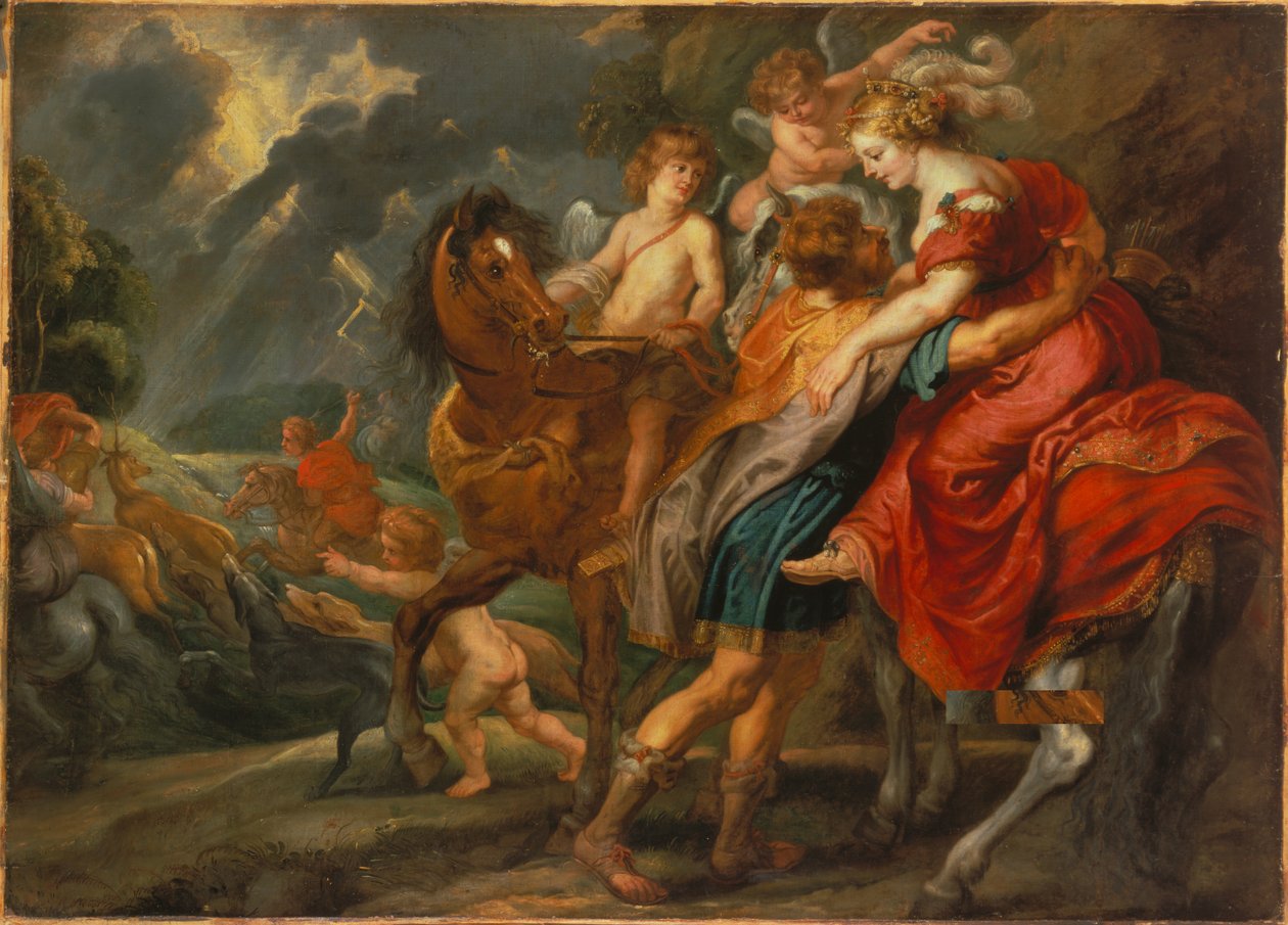 Dido ja Aeneas af Jan van den Hoecke