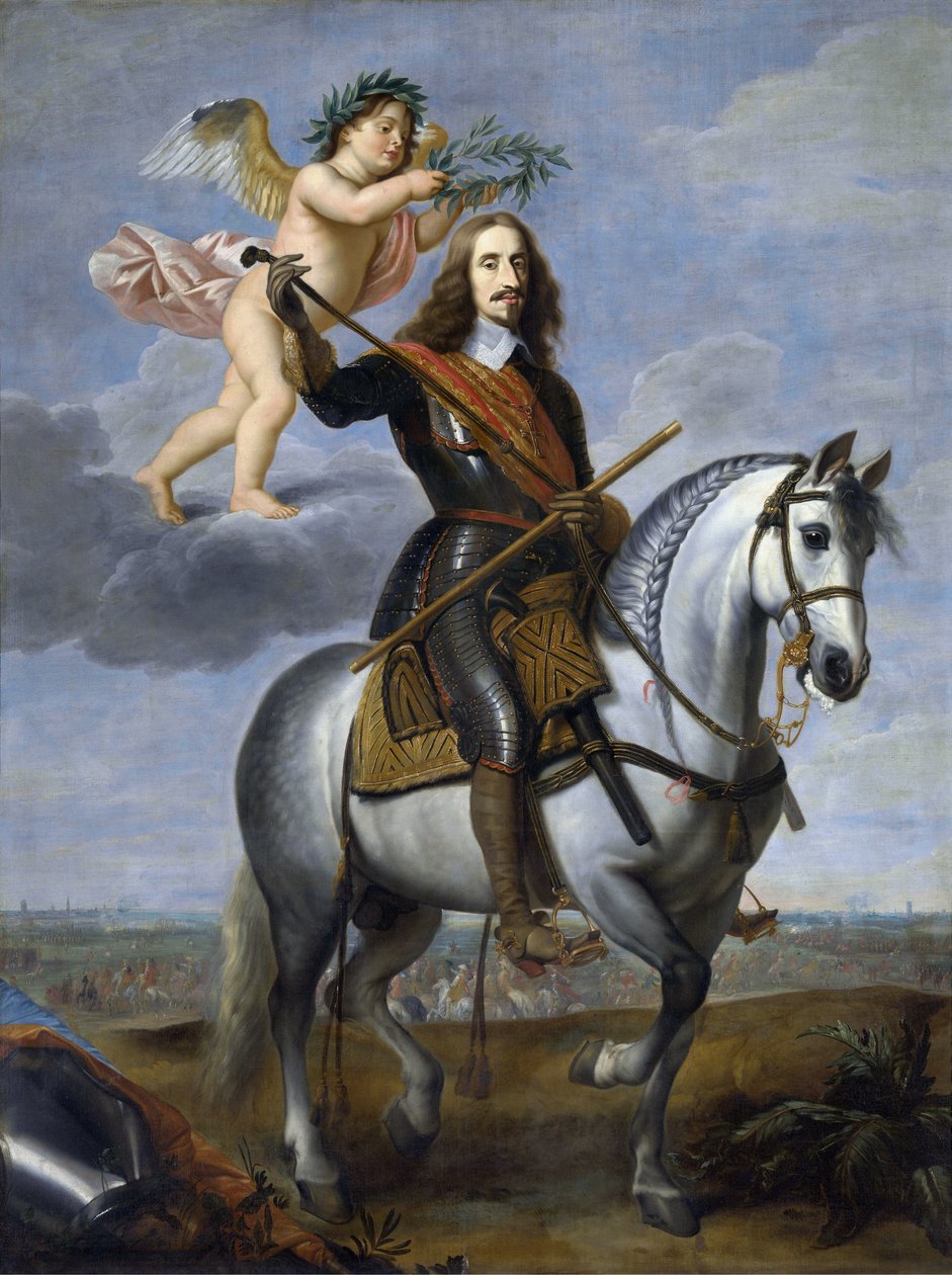 Leopold Guillaume de Habsbourg - Rytterportræt af ærkehertug Leopold Wilhelm af Østrig (1614-1662) - Jan van den Hoecke (ou van Hoek, van Hoeck, Vanhoek) (1611-1651) - Første halvdel af 17. årh. - Olie på lærred - Groeninge Museum, Brugge af Jan van den Hoecke