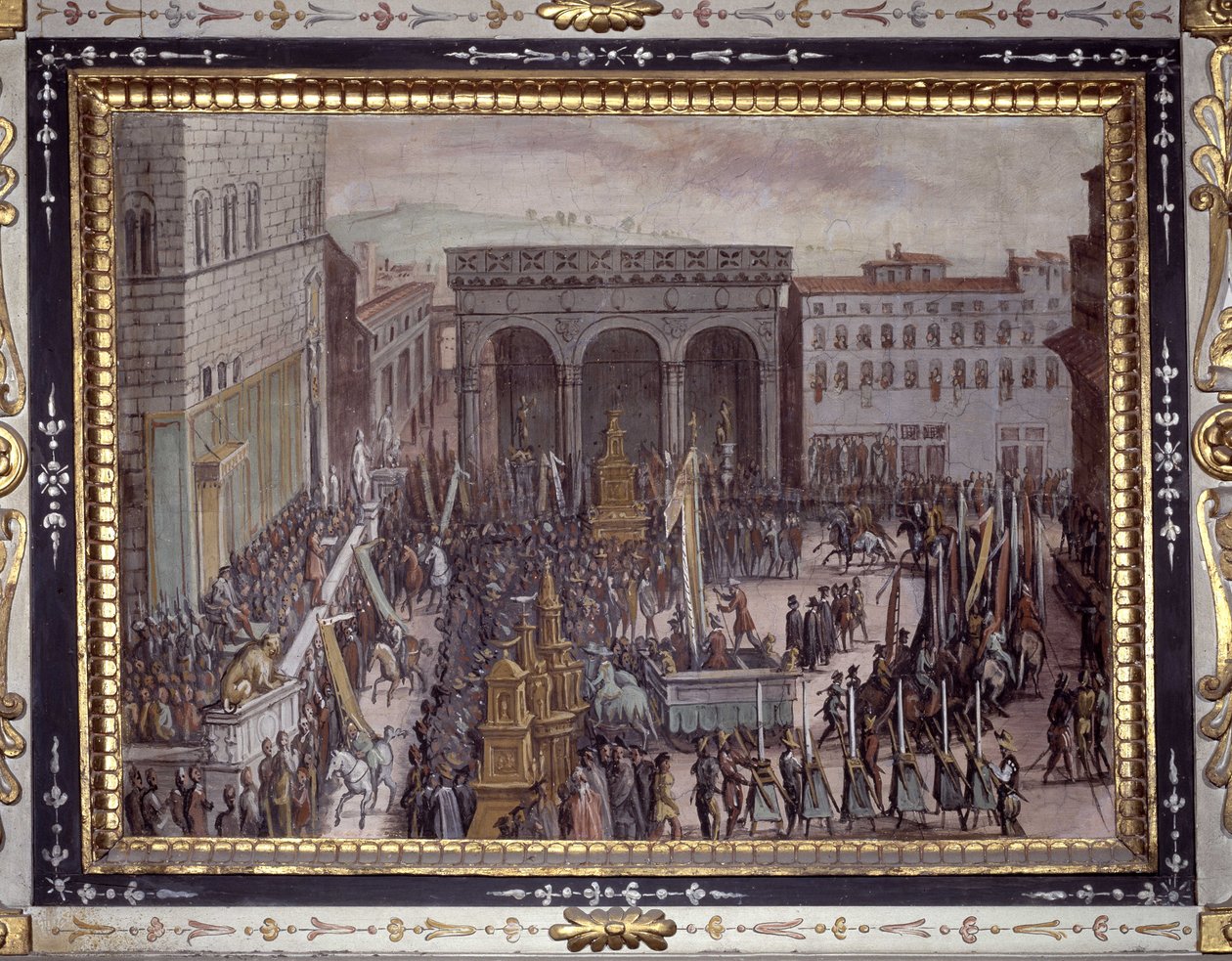Fejringen af ​​smiger i Firenze af Jan van der Straet