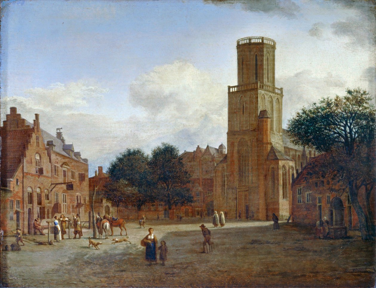 Aldegondes kirke i Emmerich - ... af Jan van der (manner of) Heyden
