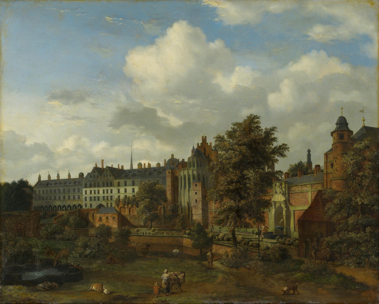 Det gamle palads i Bruxelles af Jan van der Heyden