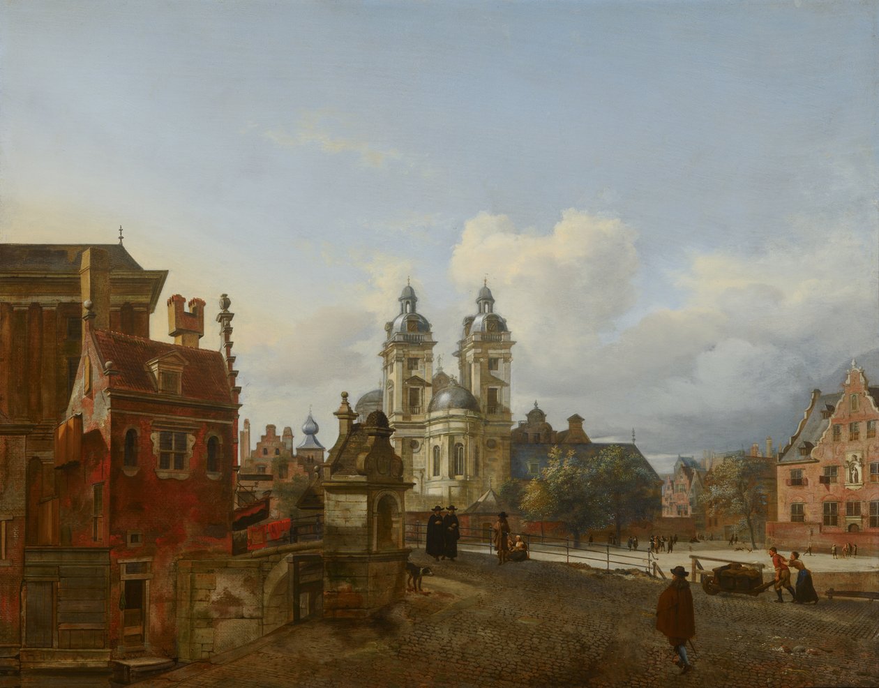 Sankt Andreas Kirke i Düsseldorf af Jan van der Heyden