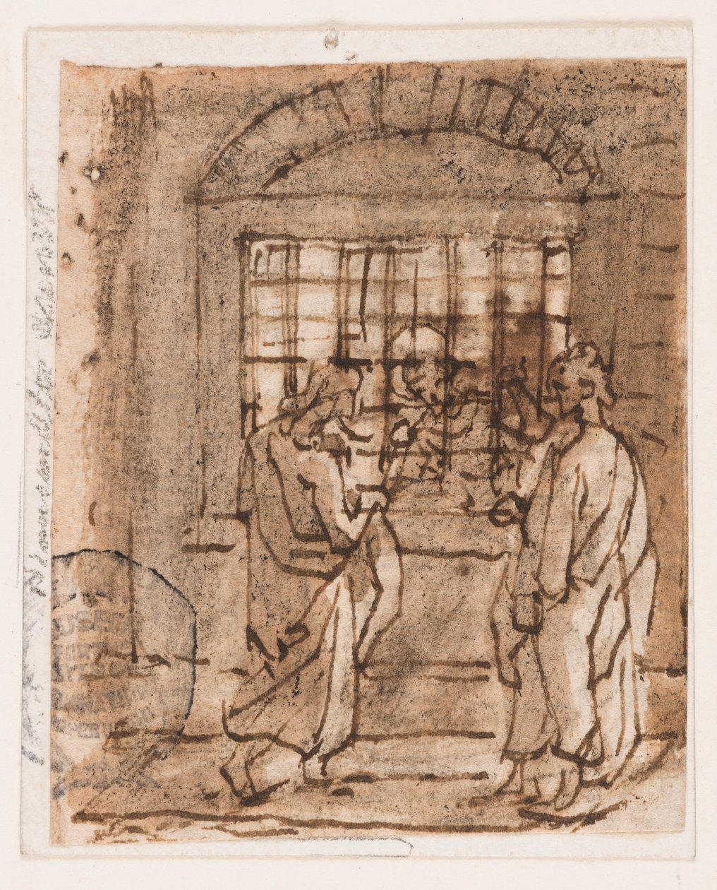 Sankt Peter i fængsel af Jan van der Straet, called Stradanus