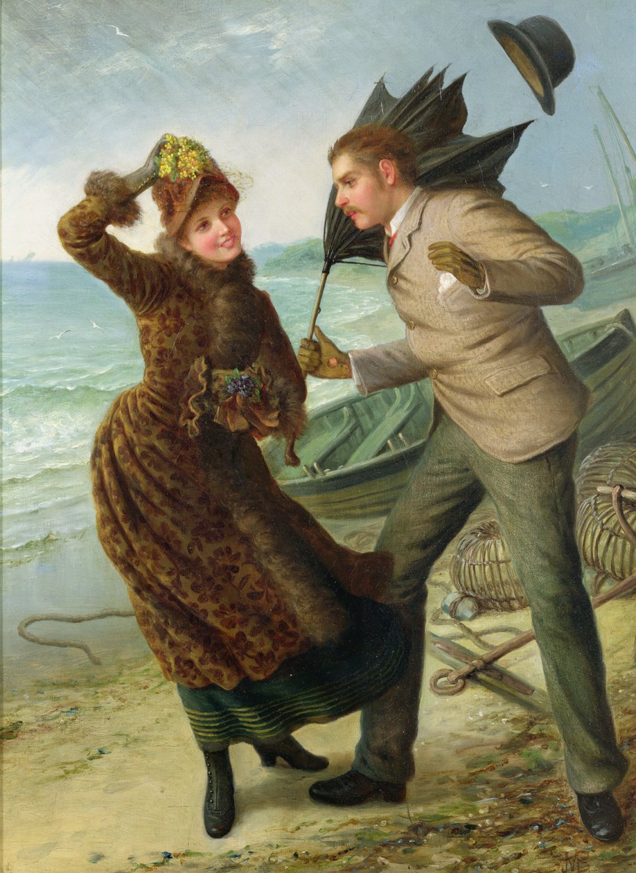 Blæsende dag af Jane Maria Bowkett