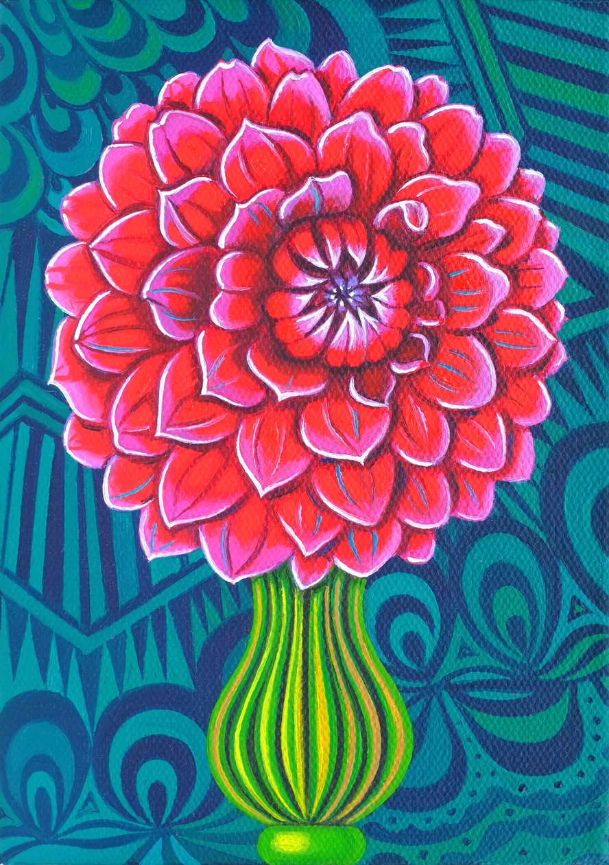 Dahlia, 2014, af Jane Tattersfield