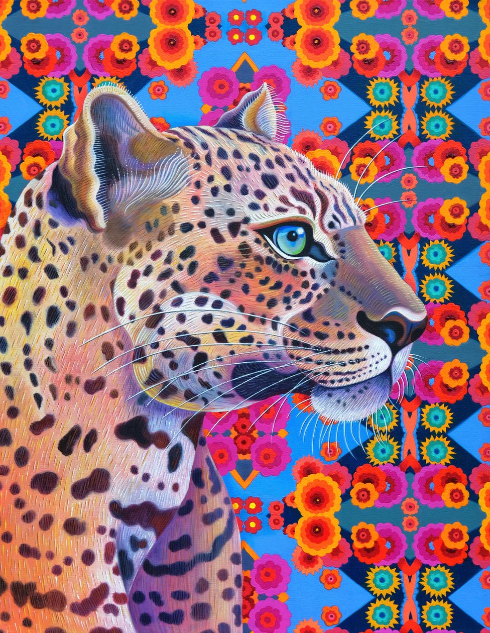Leopard, 2018, af Jane Tattersfield