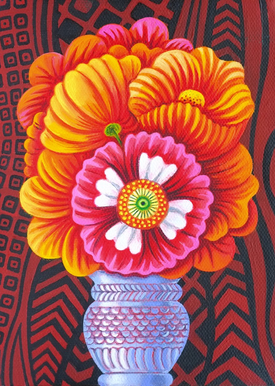 Morgenfruer, 2014, af Jane Tattersfield