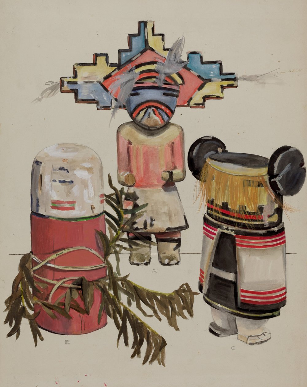 Kachina dukke af Jane Iverson