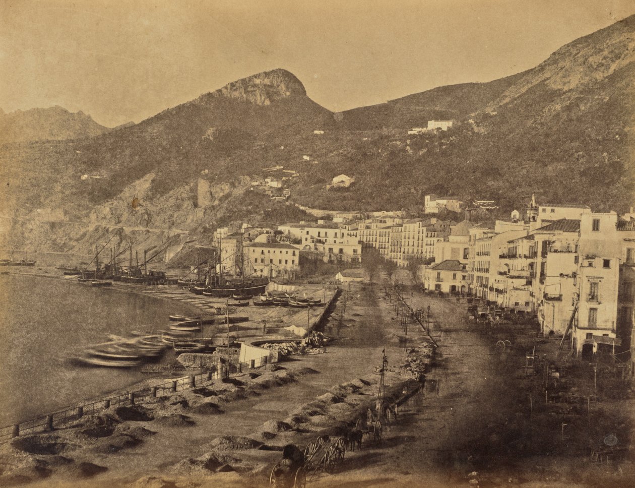 Salerno fra hotellets vindue af Jane Martha St. John