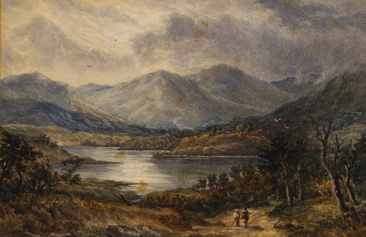 Loch Scene af Jane Paxton Smieton
