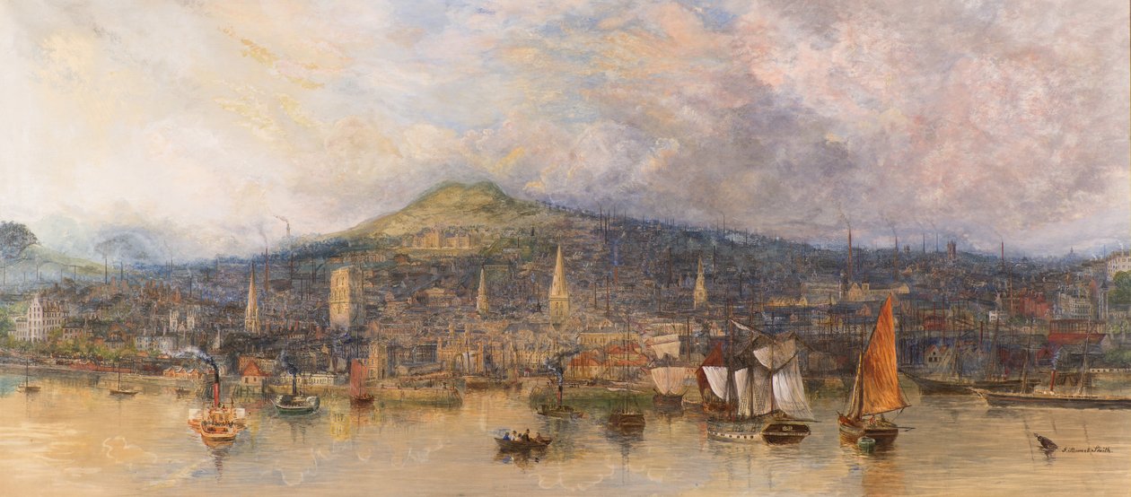 Dundee fra floden af Jane Stewart Smith