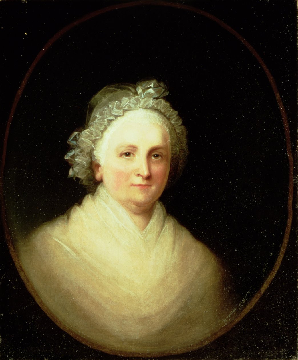Portræt af Martha Washington af Jane Stuart