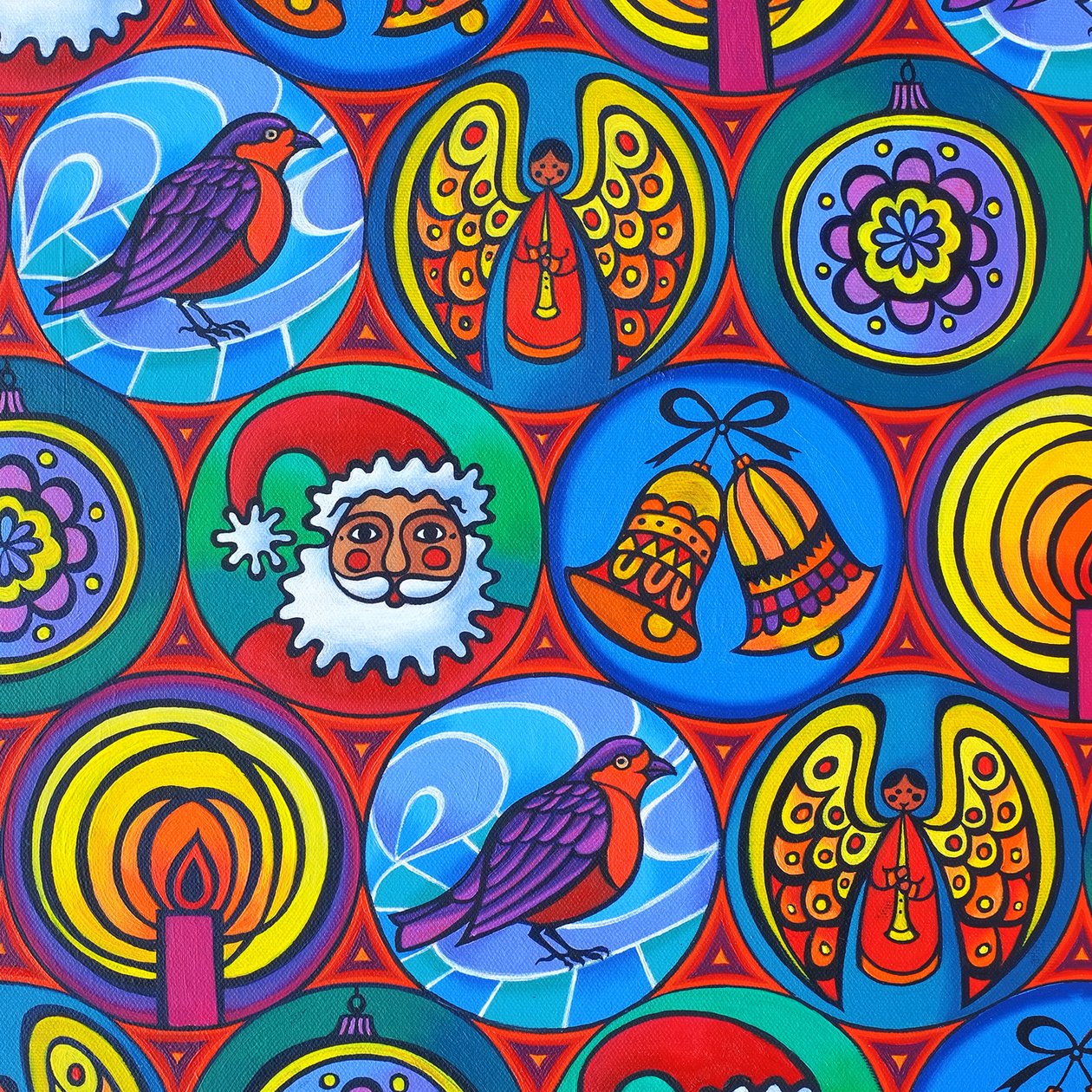 Jul i cirkler, 2015, af Jane Tattersfield