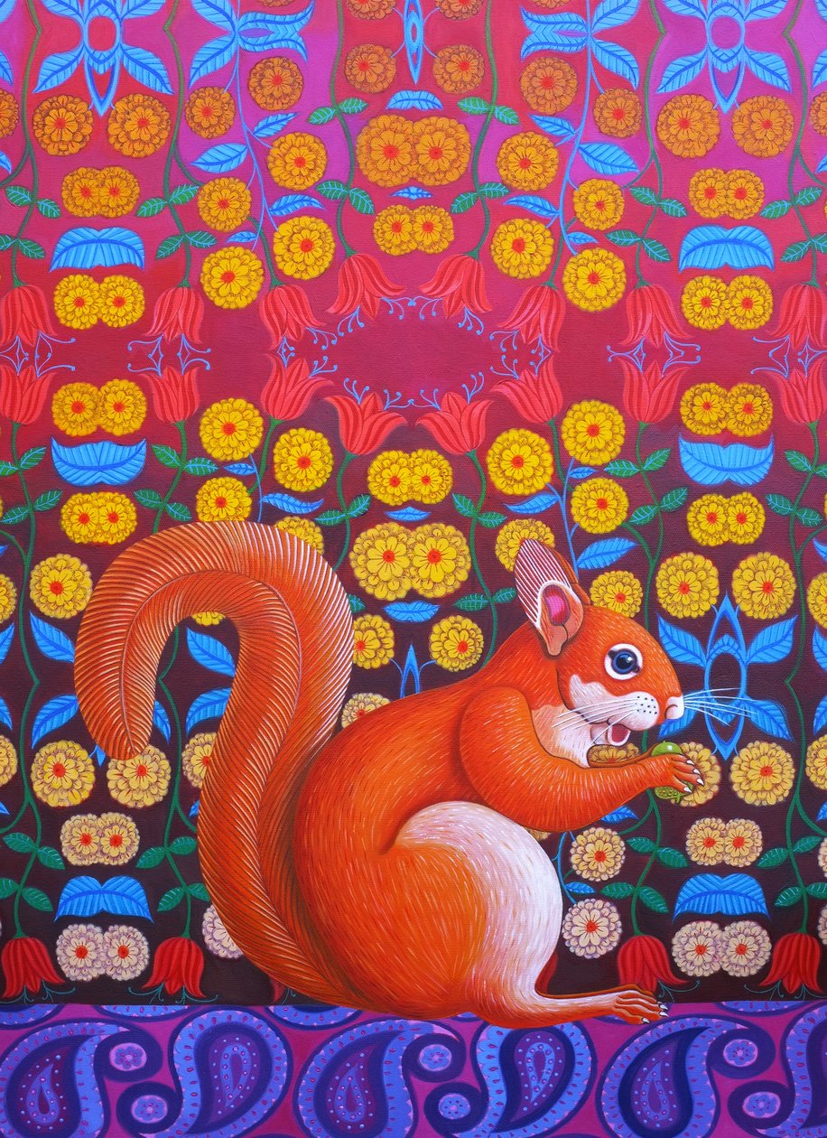 Red Squirrel, 2014, af Jane Tattersfield