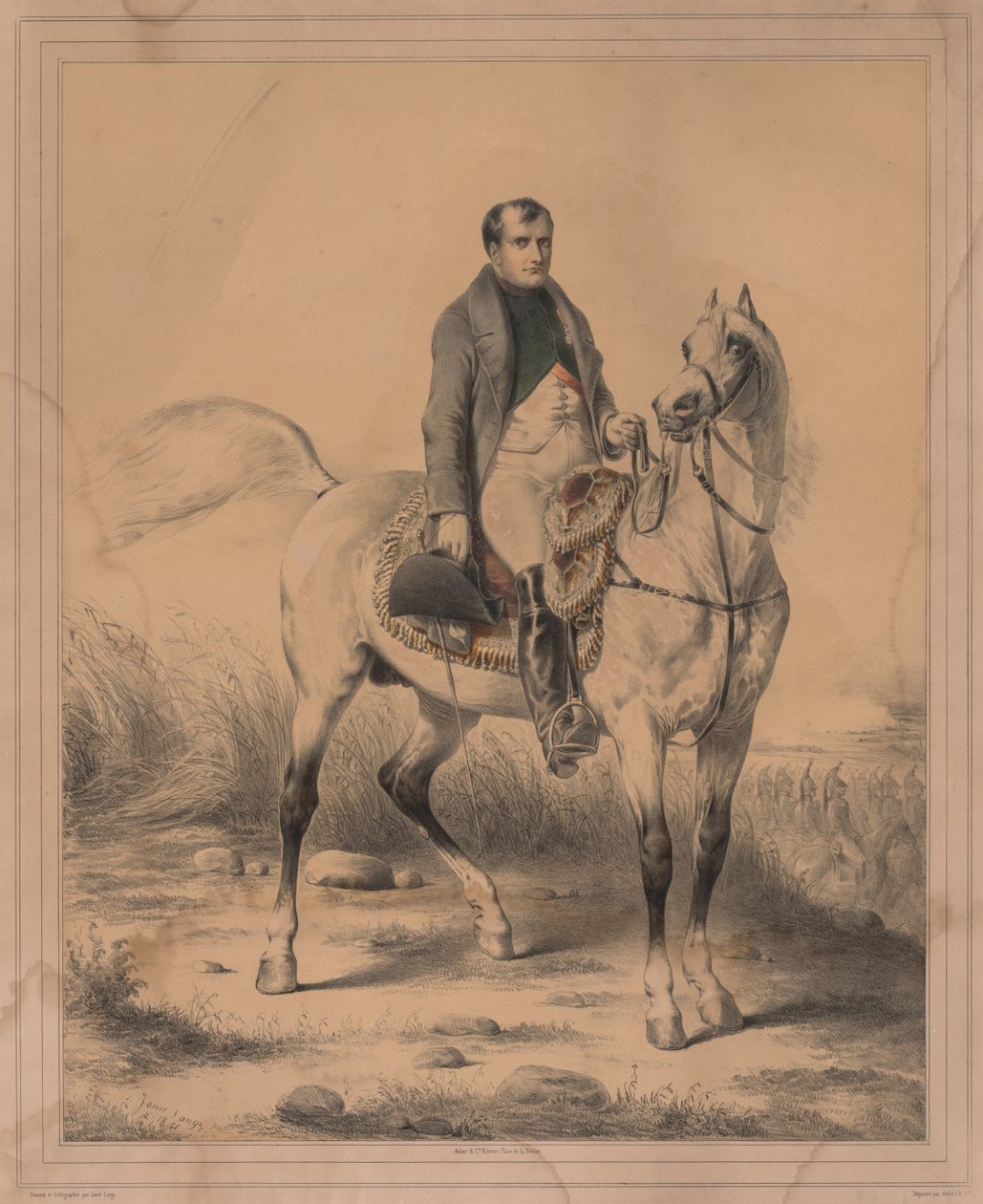 Napoleon, 1841. af Janet Lange