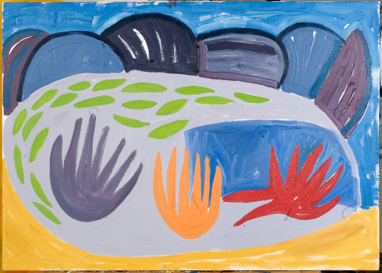 Night Loch, 2007 (olie på lærred) af Janet McKenzie