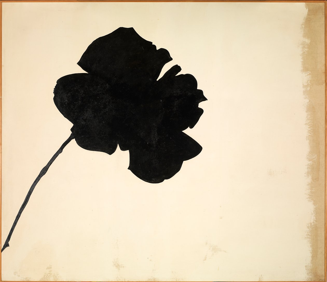 Uden titel - Sort rose (Senza titolo - Rosa nera), af Jannis Kounellis af Jannis Kounellis
