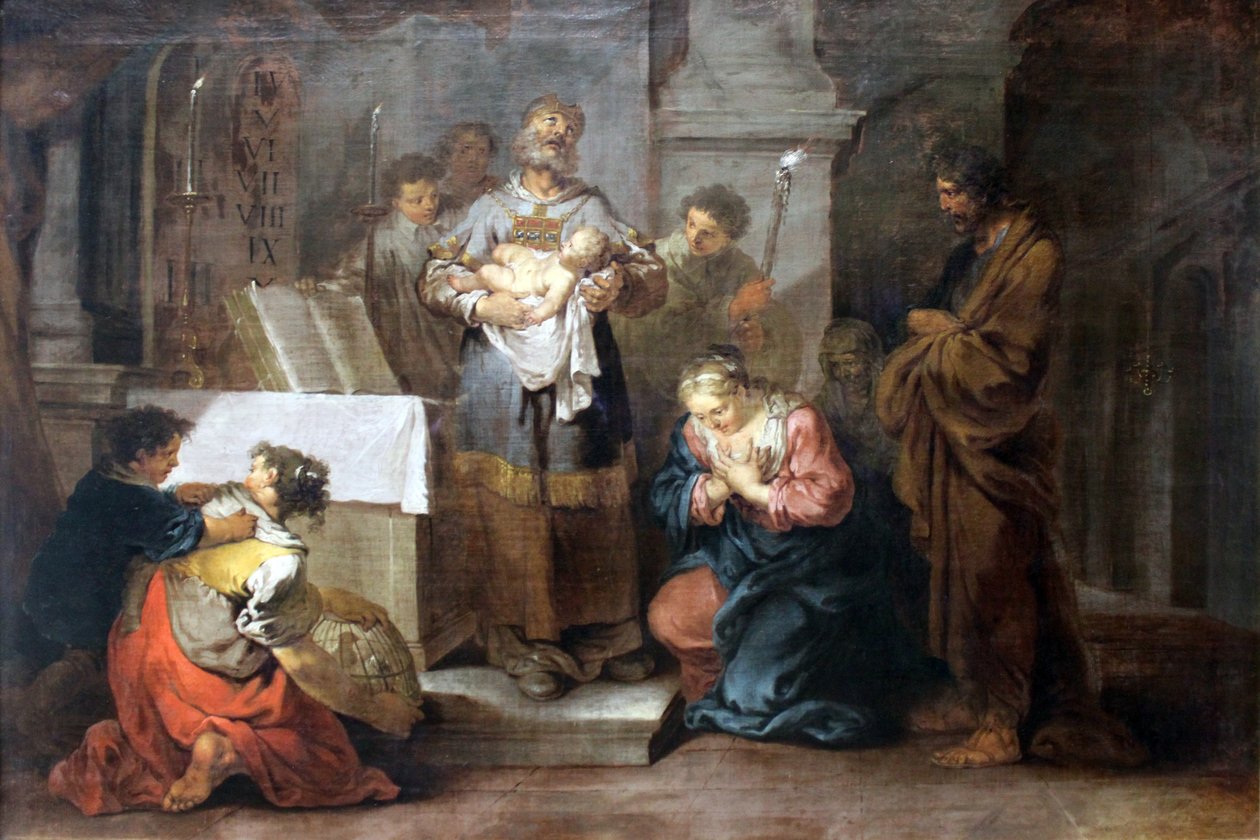 Præsentationen i templet af Januarius Zick