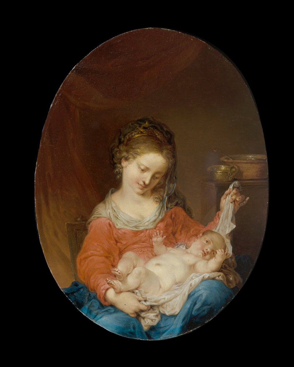 Jomfru og Barn af Januarius Zick