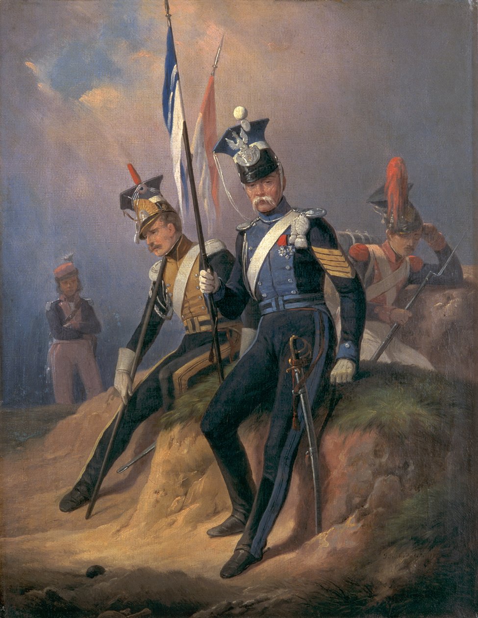 Polske officerer fra Napoleonshæren, 1852 af January Suchodolski