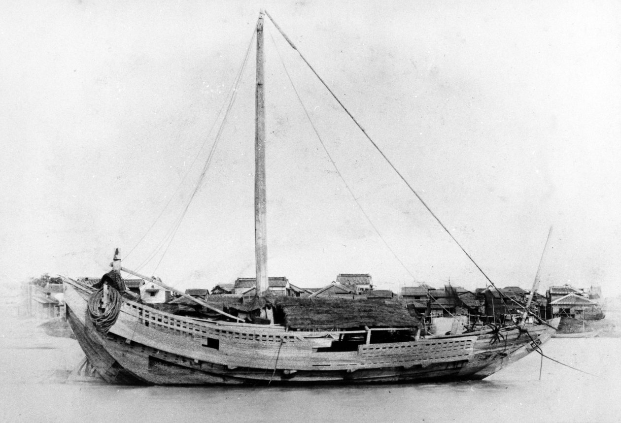 Japansk båd, ca. 1860