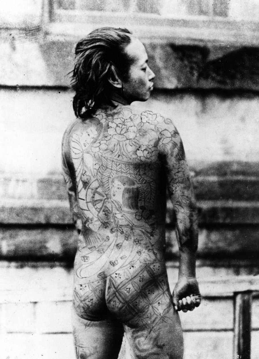 Tatoveret Betto, ca.1860-80 af Japanese Photographer