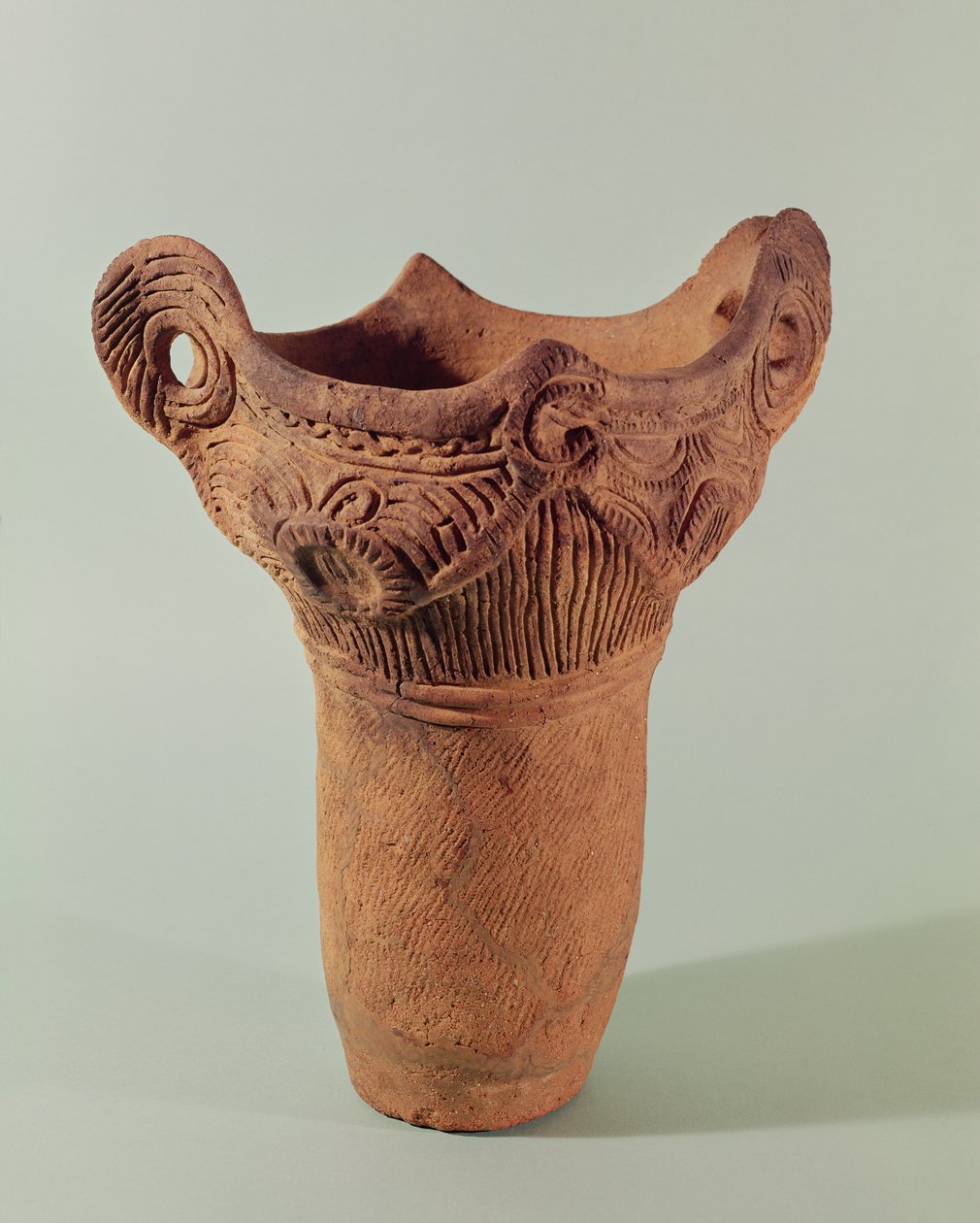 Jomon vase fra Kanto-provinsen (lertøj) af Japanese School