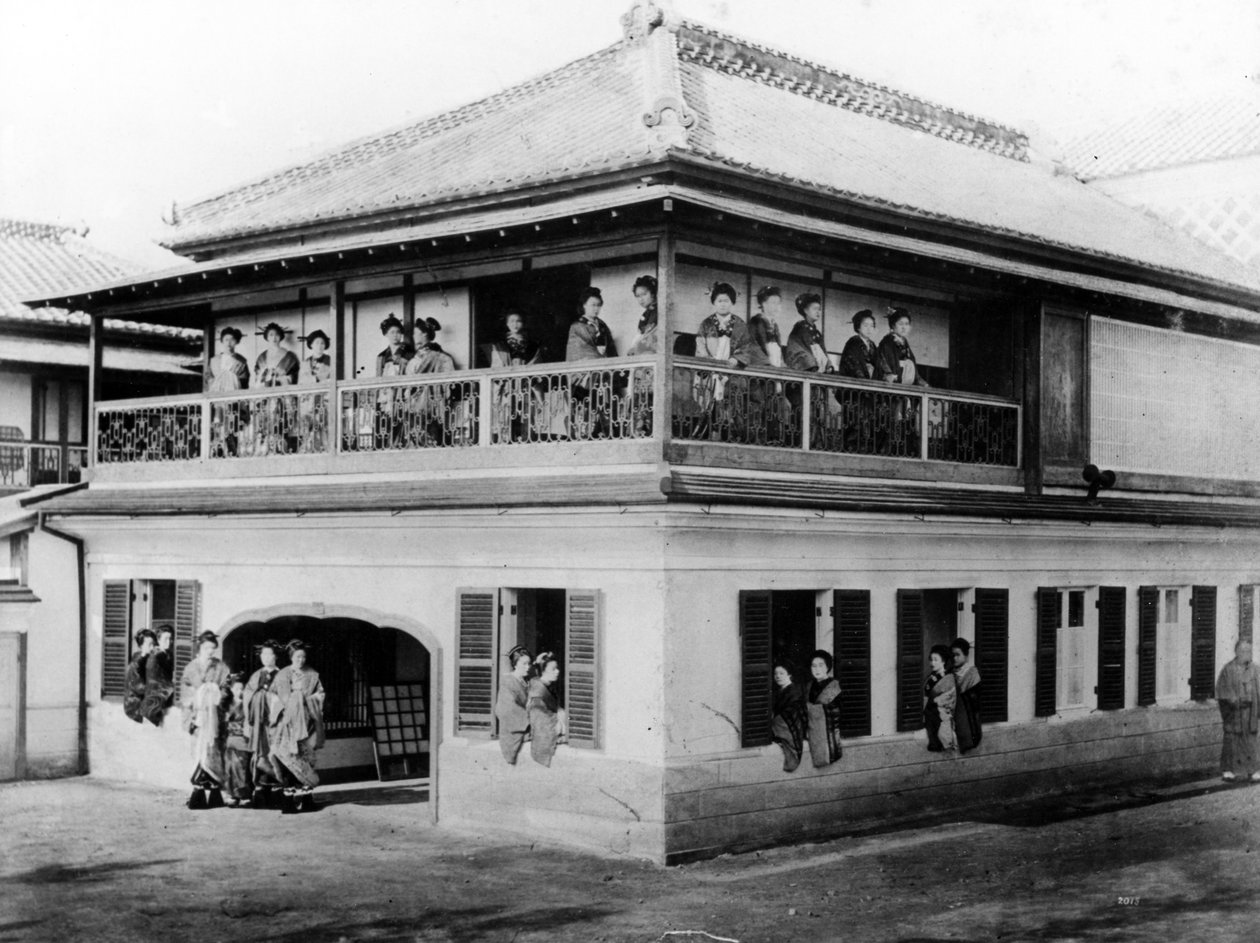 Geishahuset, ca. 1860