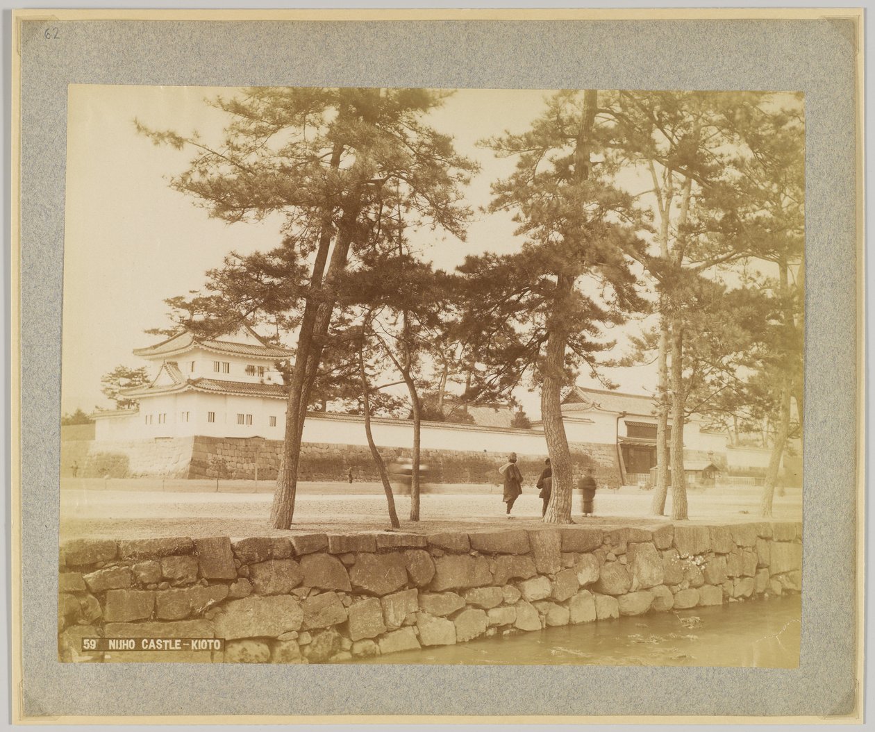Nijō Castle, Kyoto, Japan (s/h-billede) af Japanese Photographer