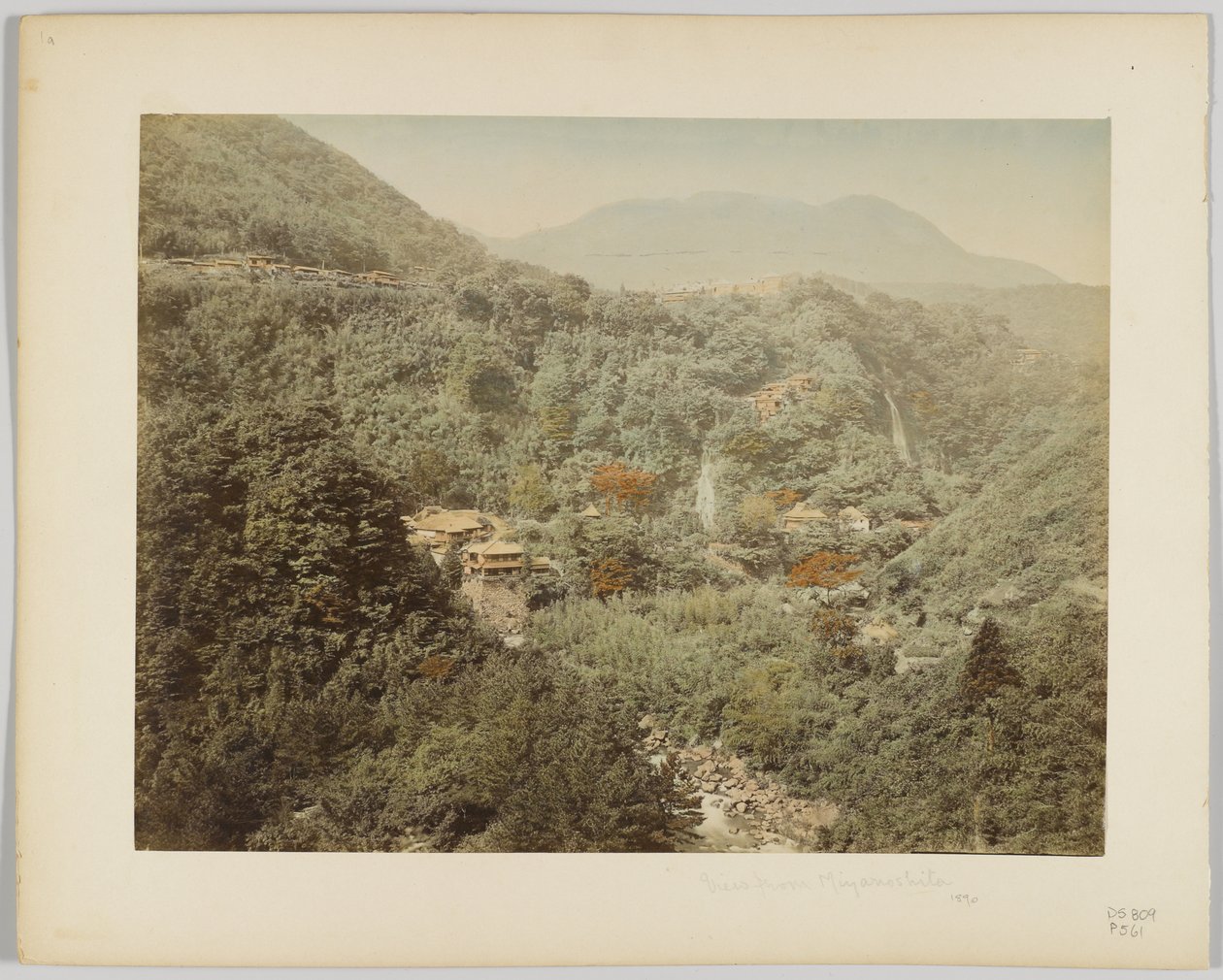 Udsigt fra Miyanoshita, Kanagawa-præfekturet, Japan af Japanese Photographer