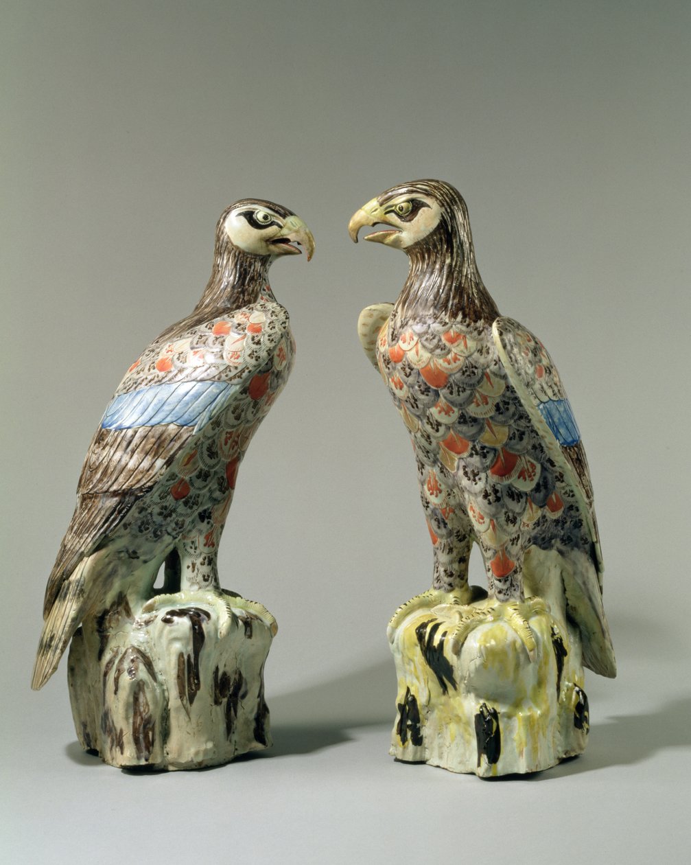 Et par Arita Eagles, 1695 (porcelæn) af Japanese School