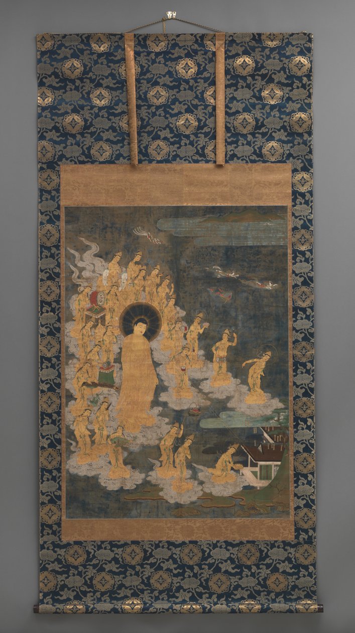 Amida ni Jugo Bodhisattva Raigo figur af Japanese School