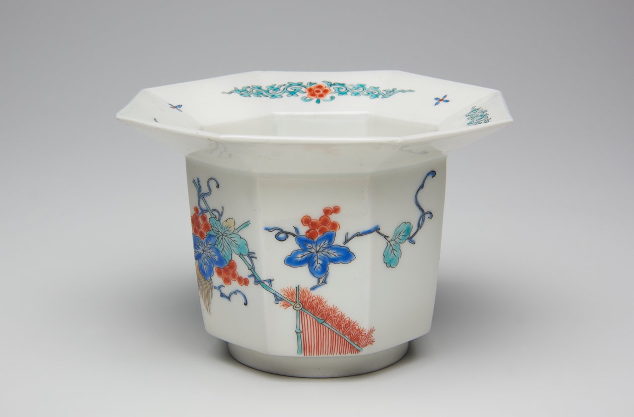 Kop, slutningen af det 17.-begyndelsen af det 18. århundrede (Kakiemon, porcelæn med overglasur emalje) af Japanese School