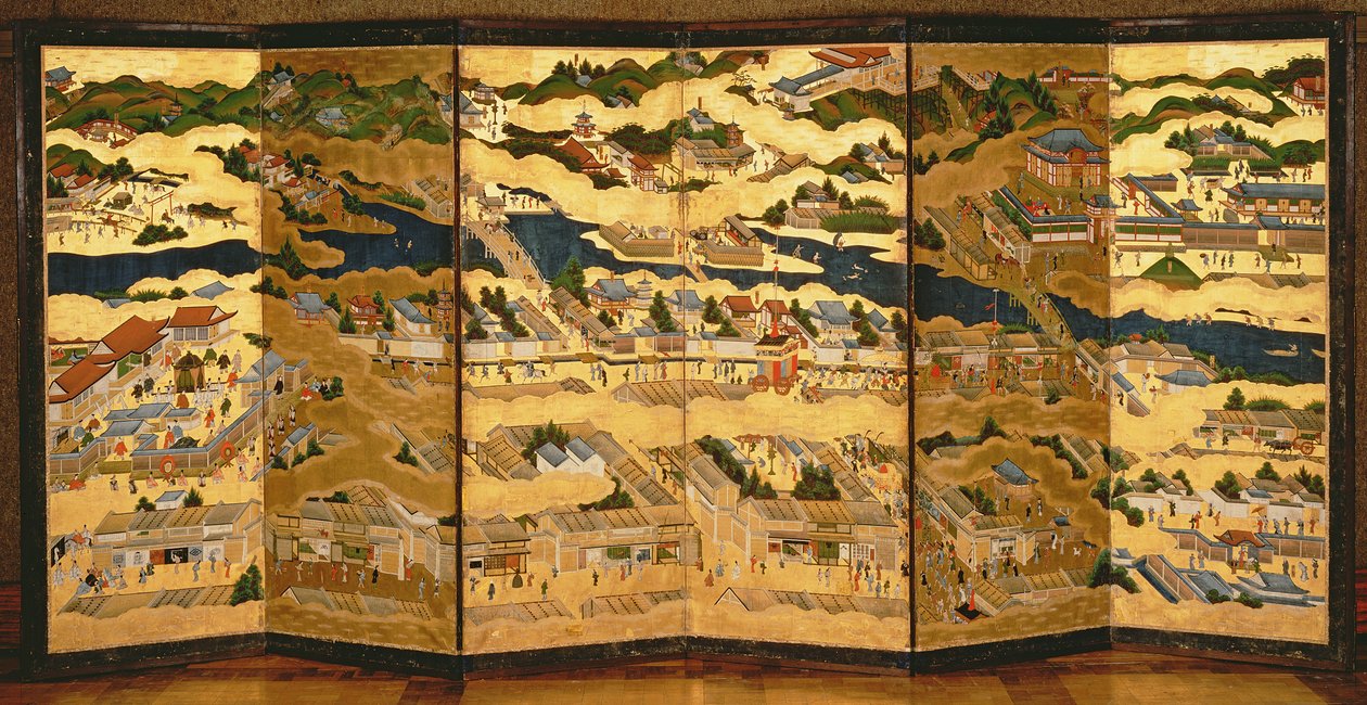 I og omkring Kyoto, Edo-perioden af Japanese School