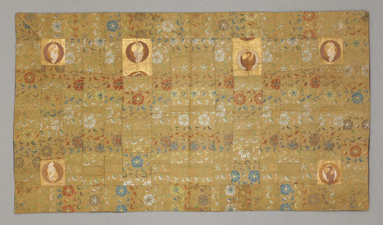 Kesa, ca. 1688-1703 (Silkestof: lappet og syet) af Japanese School