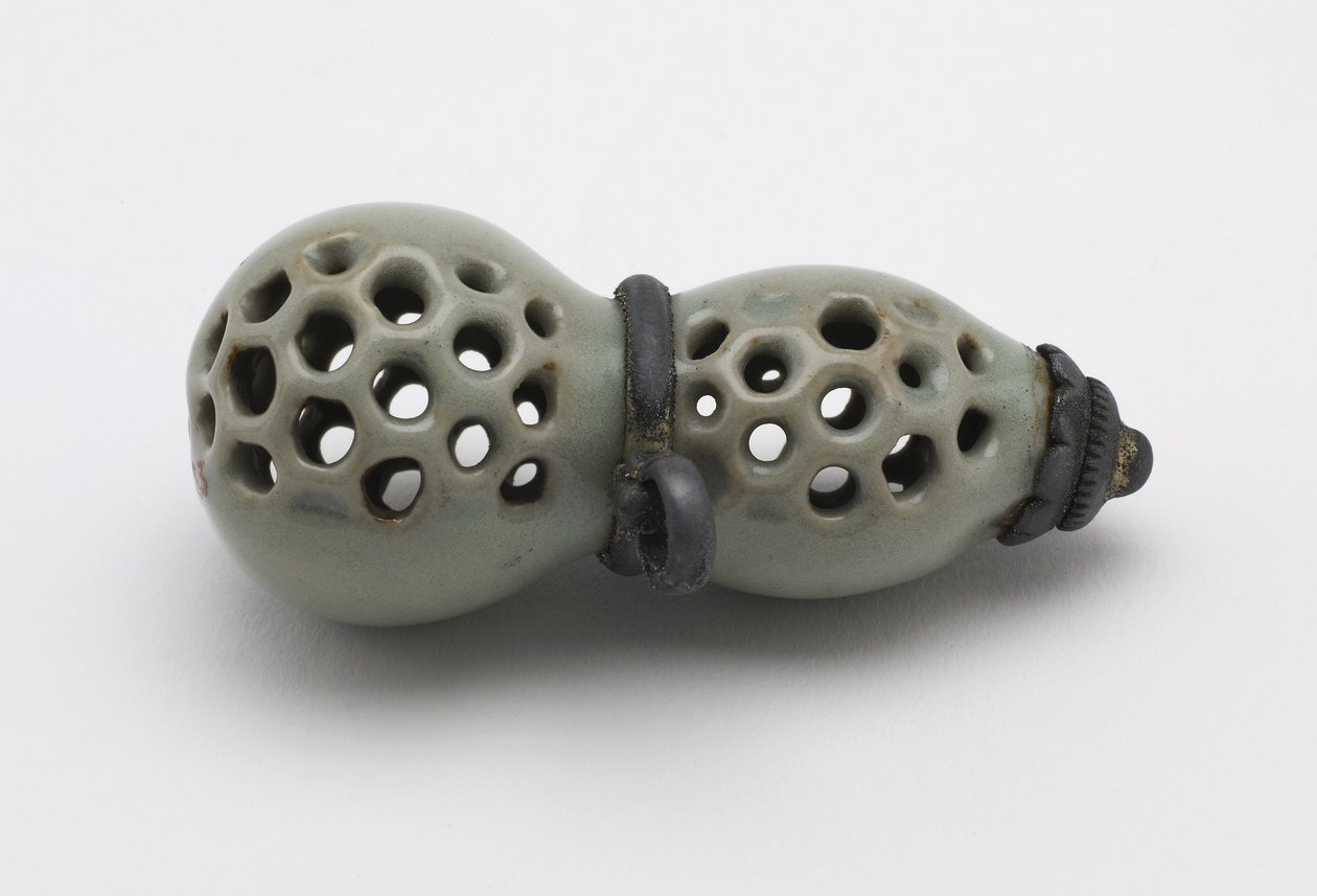 Netsuke i form af en græskar, Yamashiro-provinsen, Edo-perioden eller Meiji-æraen (keramik) af Japanese School