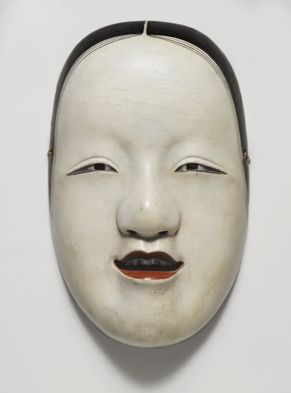Noh maske af Japanese School