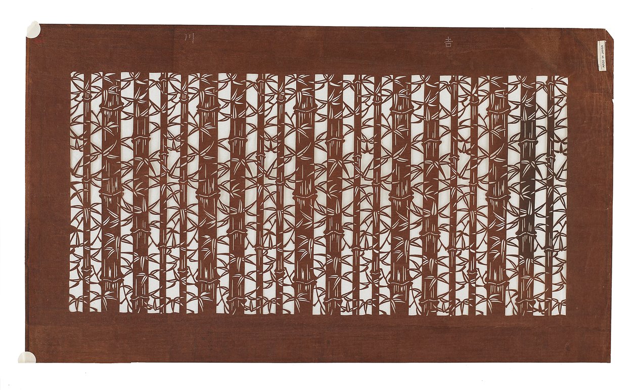 Papir stencil af Japanese School