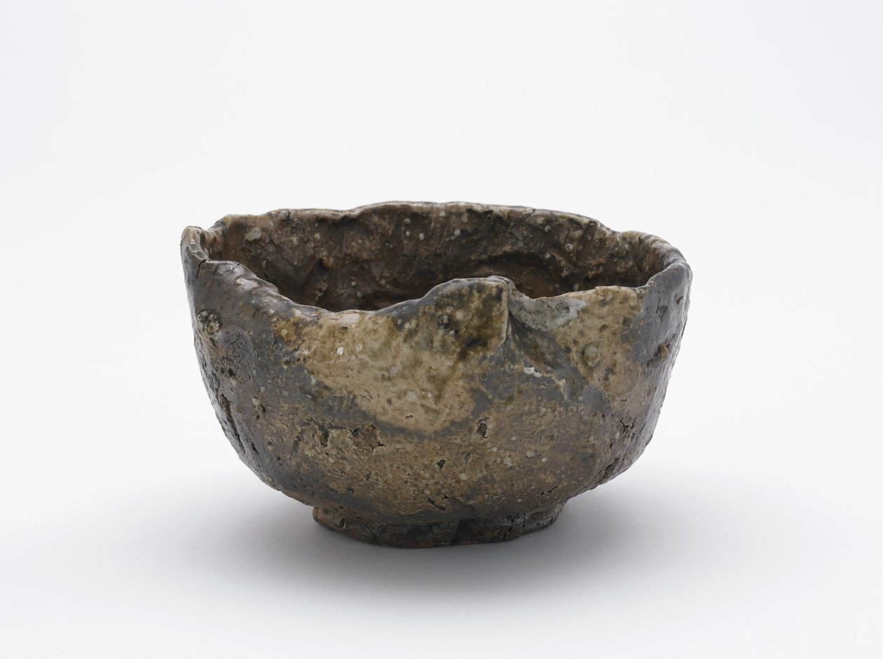 Serveringsskål, Shigaraki, Shiga-præfekturet, Edo-perioden, 1700- eller 1800-tallet (keramik) af Japanese School