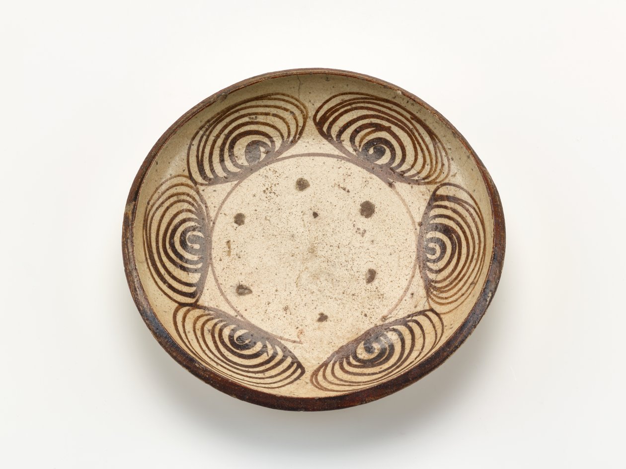 Serveringsfad med "horse eye" design, 1800-1830 af Japanese School